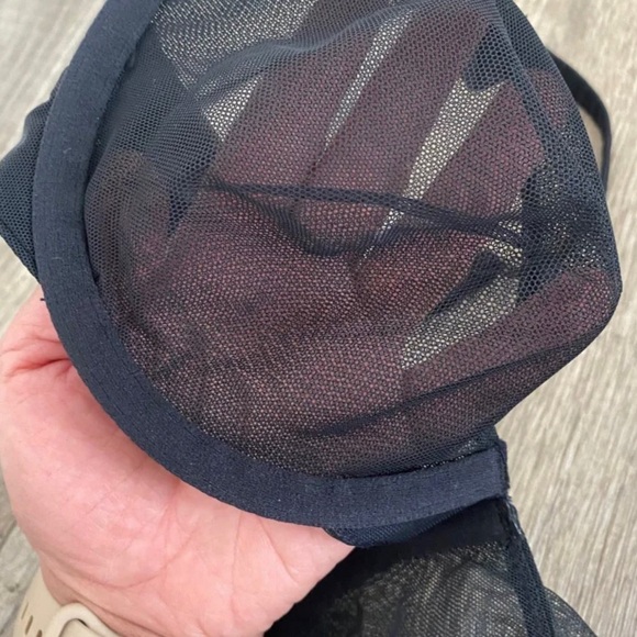 Skims Bras Mesh underwire 2way 38B Black onyx BR-UND-0031 NWT - Picture 4 of 6